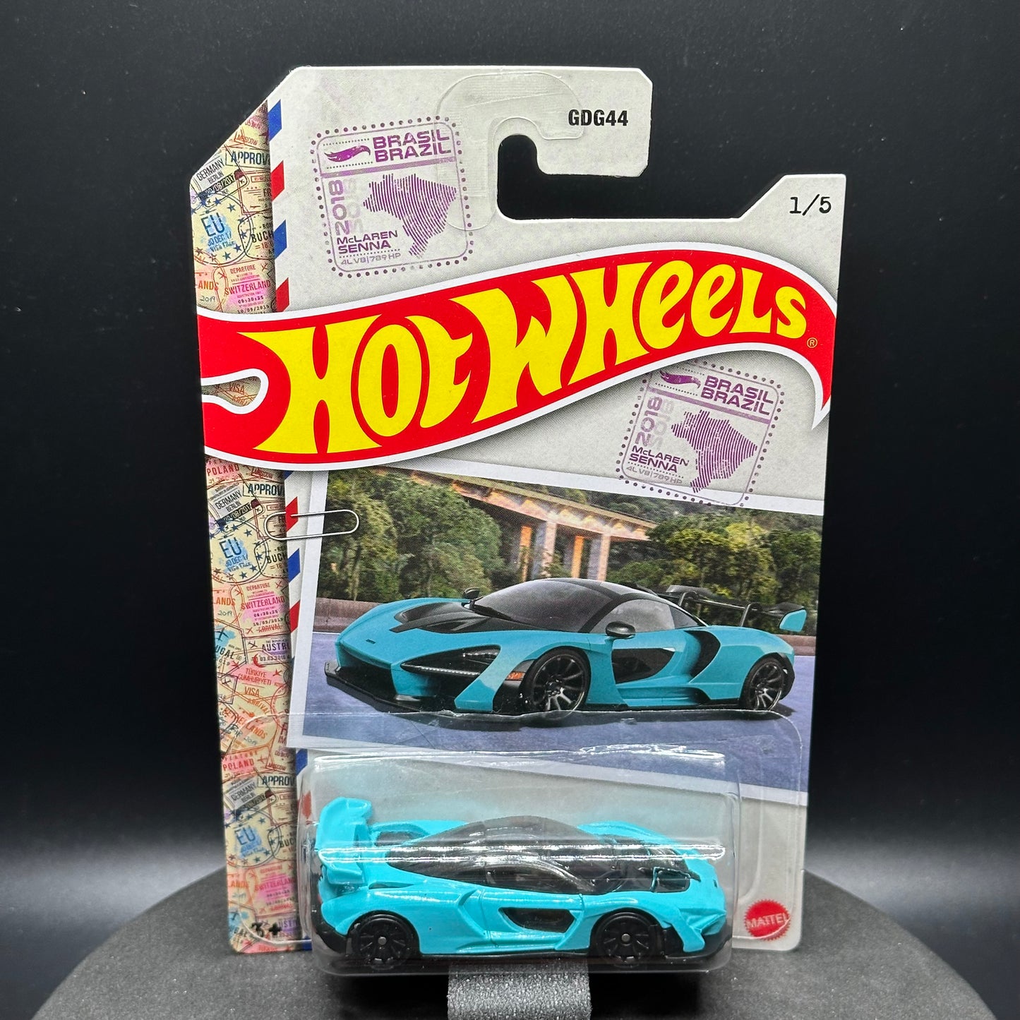 Hot Wheels McLaren Senna Teal