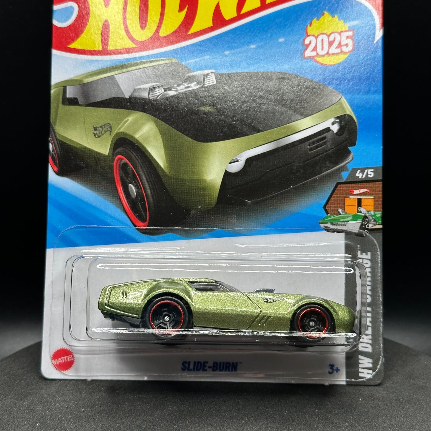 Hot Wheels Slide Burn Green