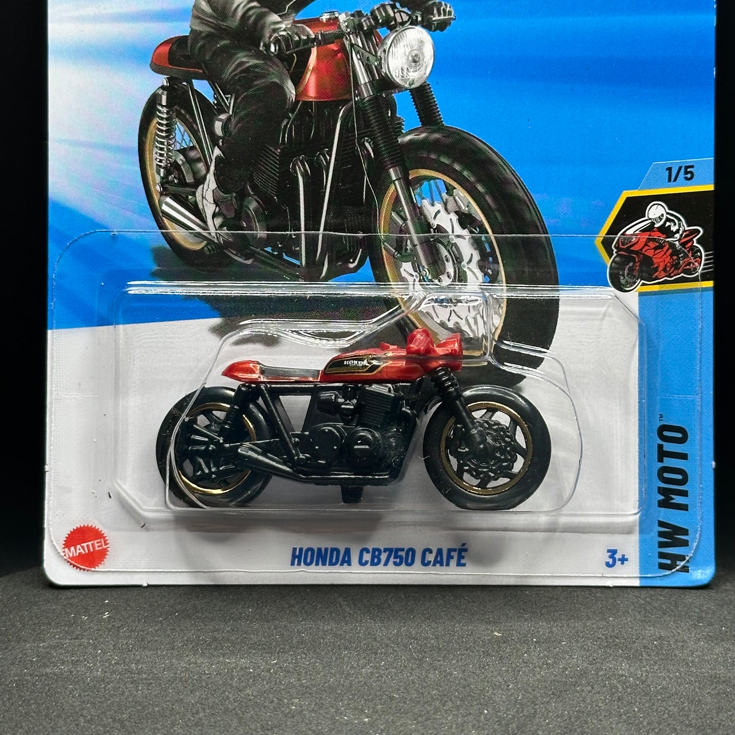 Hot Wheels Honda CB750 Cafe Red