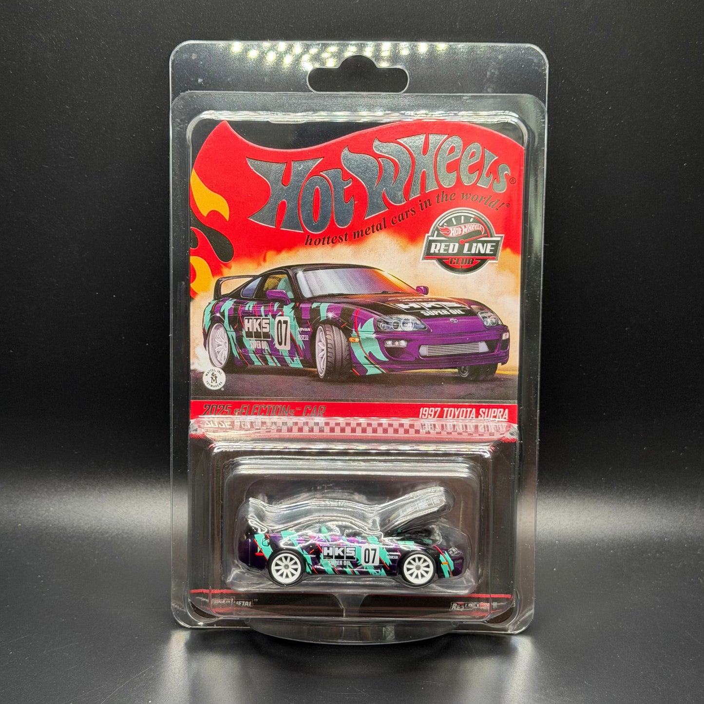 Hot Wheels RLC 1997 Toyota Supra Purple HKS