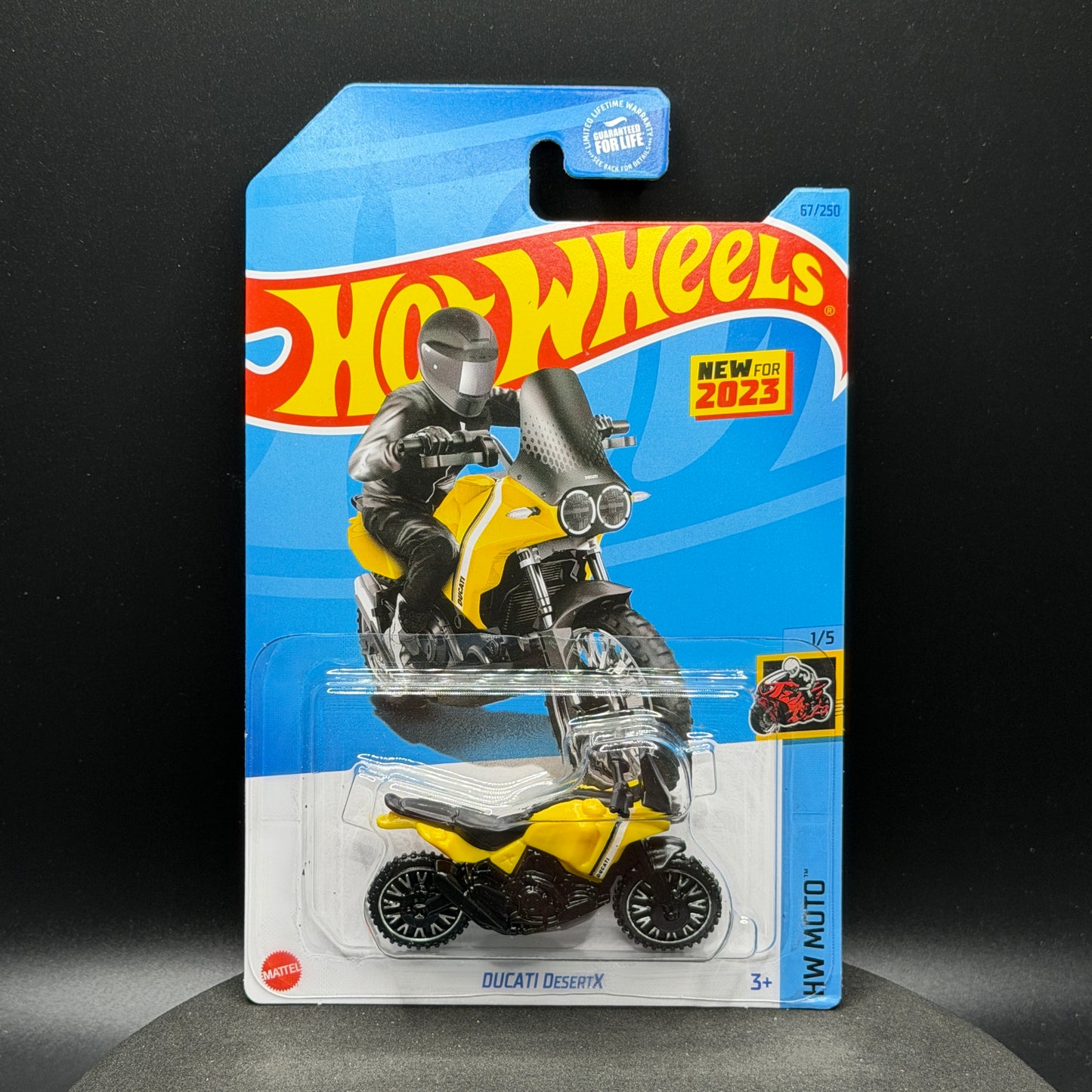 Hot Wheels Ducati Desert X Yellow