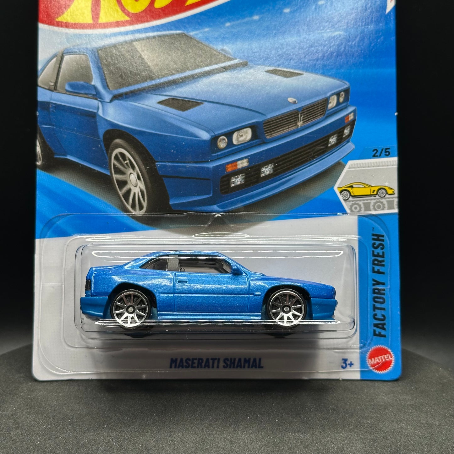 Hot Wheels Maserati Shamal Blue