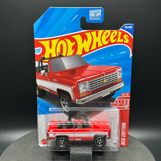 Hot Wheels ‘75 Chevy Blazer Custom Red Edition