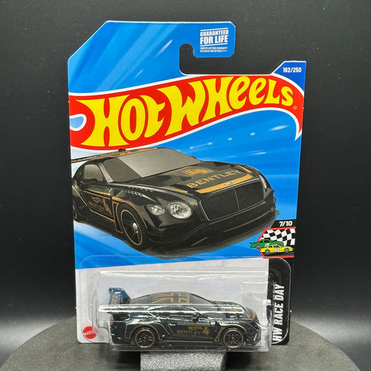 Hot Wheels Bentley Continental GT3 Black with Gold