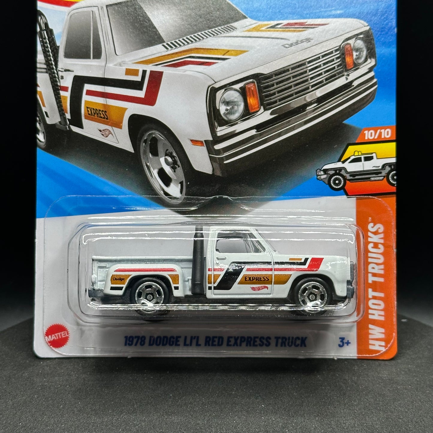 Hot Wheels Dodge Lil Red Express Truck White