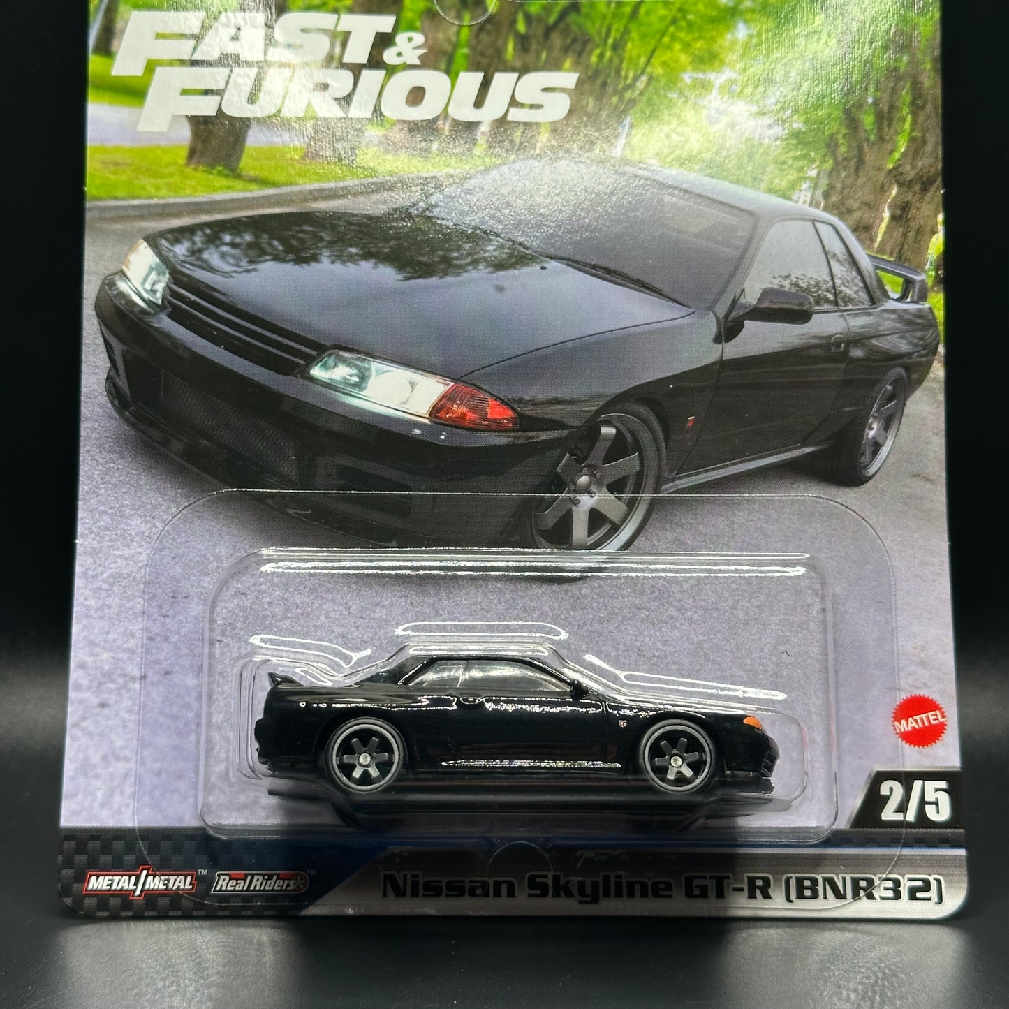 Hot Wheels Premium F&F Nissan Skyline GTR R32 Black