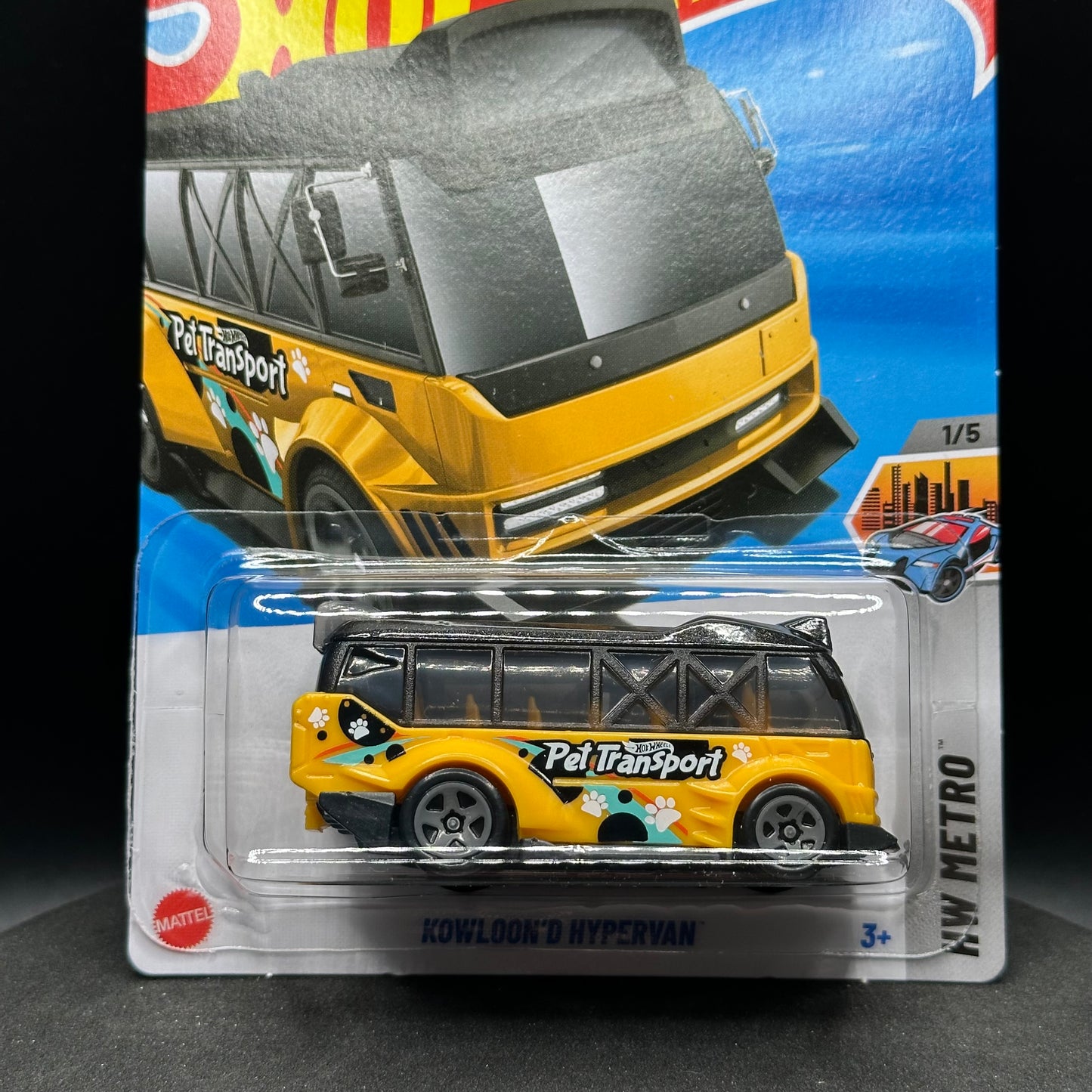 Hot Wheels Kowloon’d Hypervan Yellow