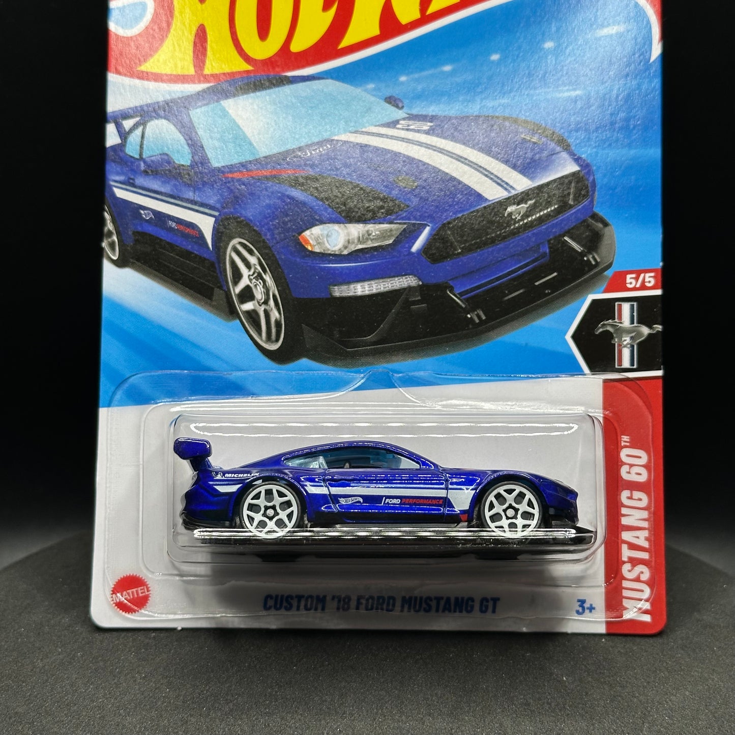 Hot Wheels ‘18 Ford Mustang GT Blue