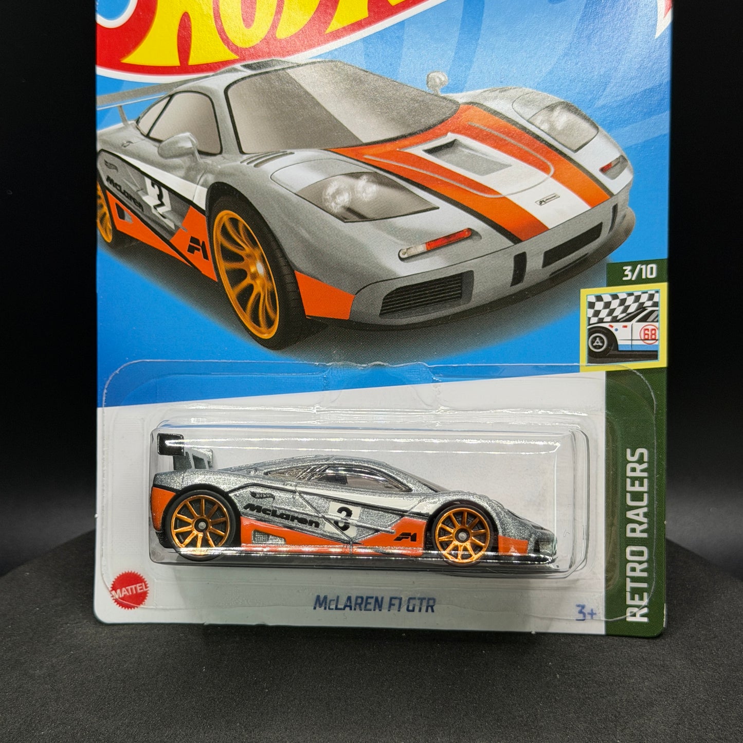 Hot Wheels McLaren F1 GTR Silver