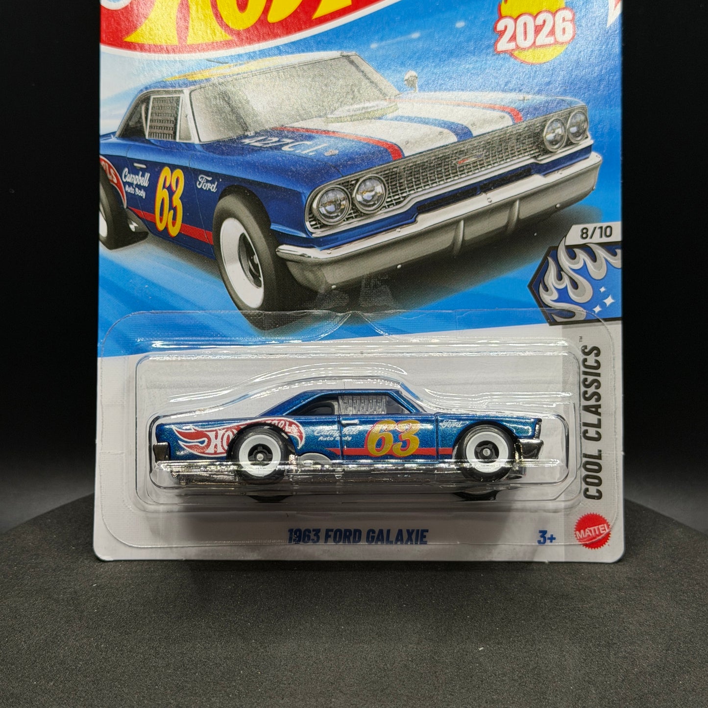 Hot Wheels 1963 Ford Galaxie Blue