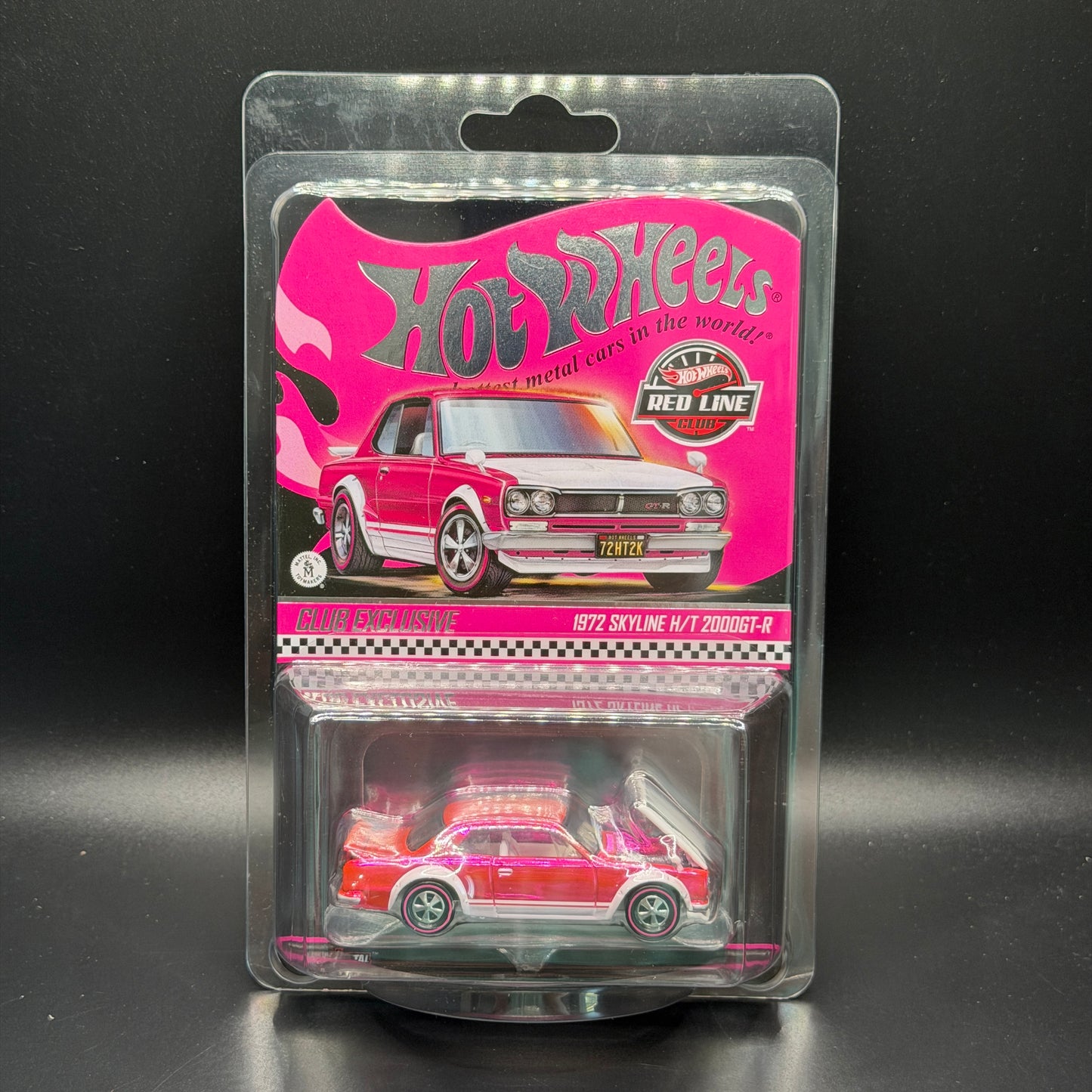 Hot Wheels RLC 1972 Skyline H/T 2000 GTR Pink