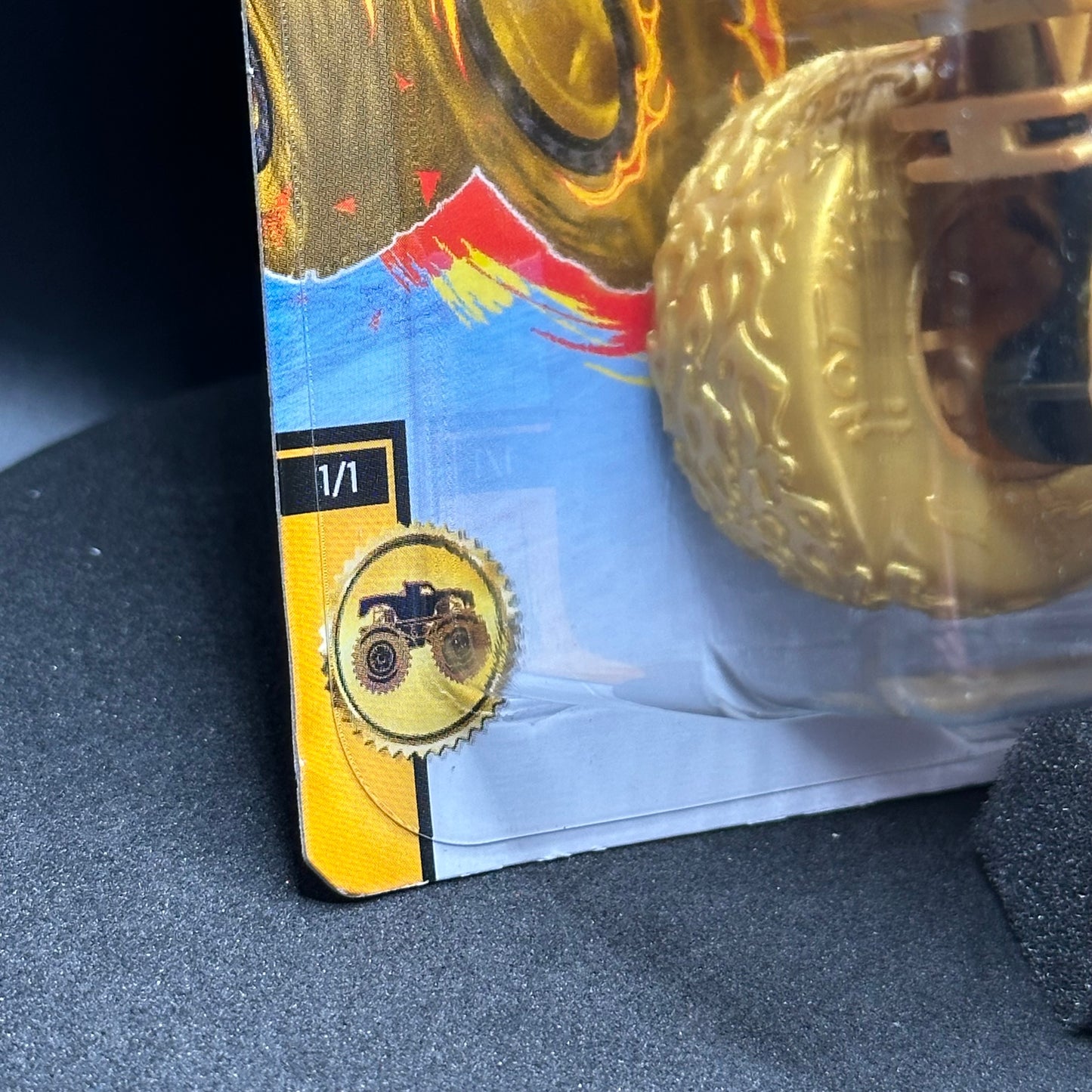 Hot Wheels Monster Trucks Gold 5 Alarm Promo Car