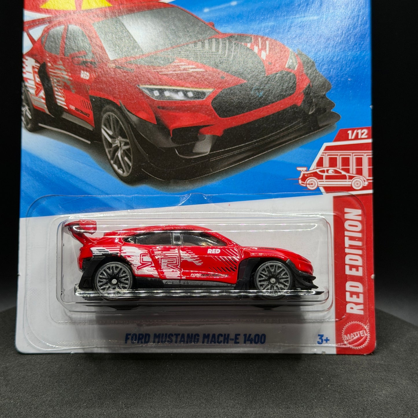 Hot Wheels Ford Mustang Mach E 1400 Red Edition