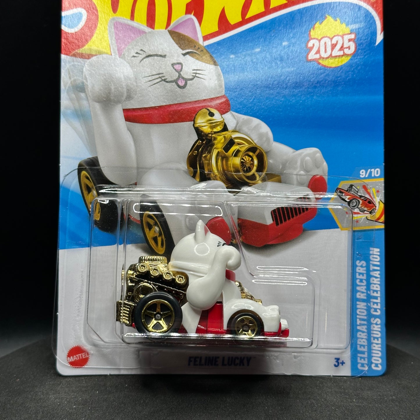 Hot Wheels Feline Lucky White