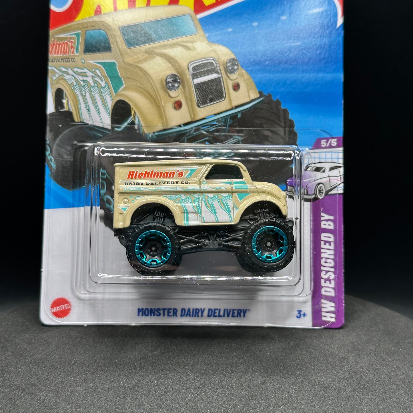 Hot Wheels Monster Dairy Delivery Tan