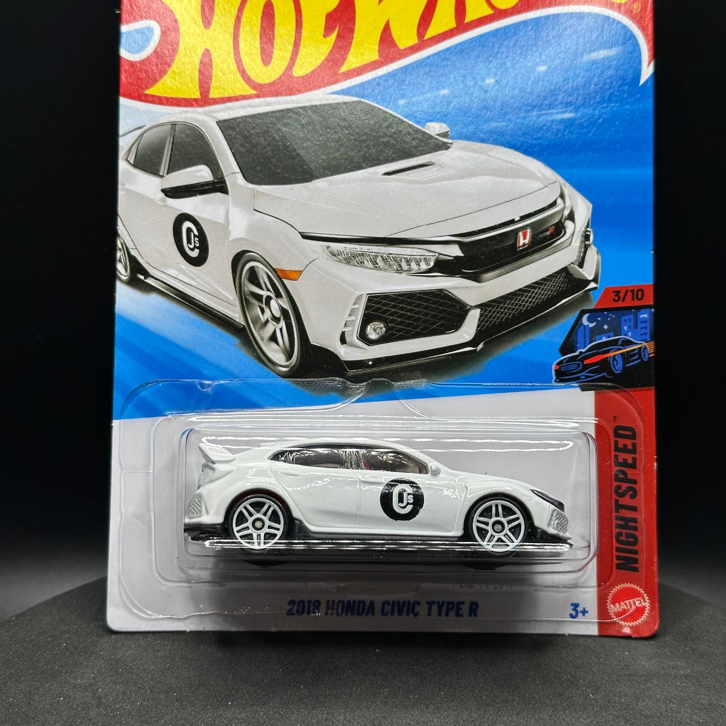 Hot Wheels 2018 Honda Civic Type R White