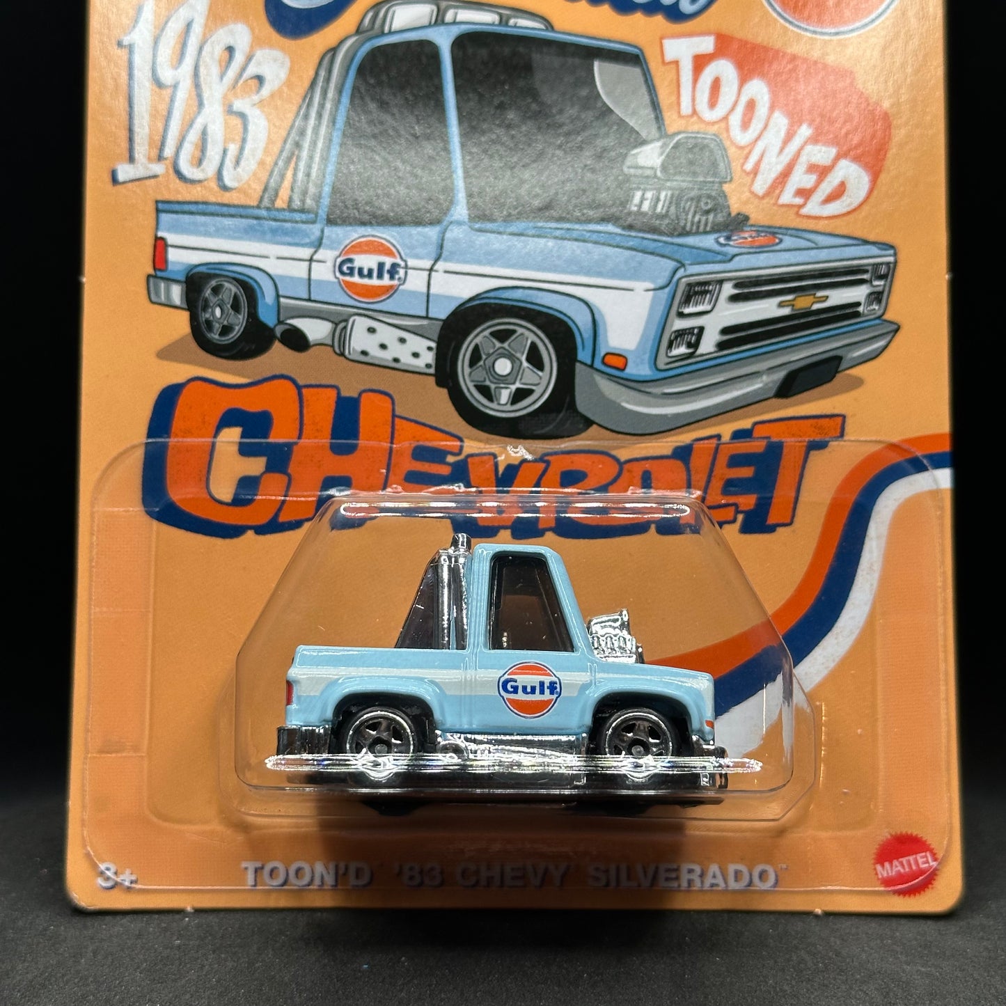 Hot Wheels Silver Series Gulf Tooned ‘83 Chevy Silverado