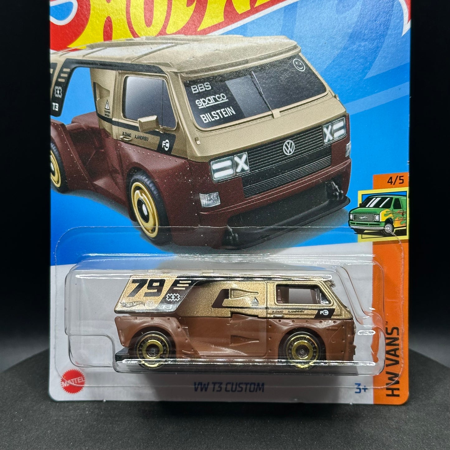 Hot Wheels VW T3 Custom Brown