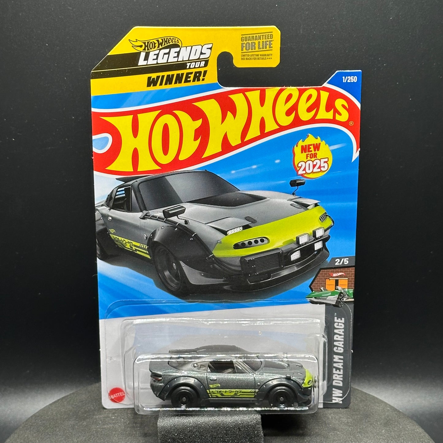 Hot Wheels Legends Tour Mazda Miata Gray