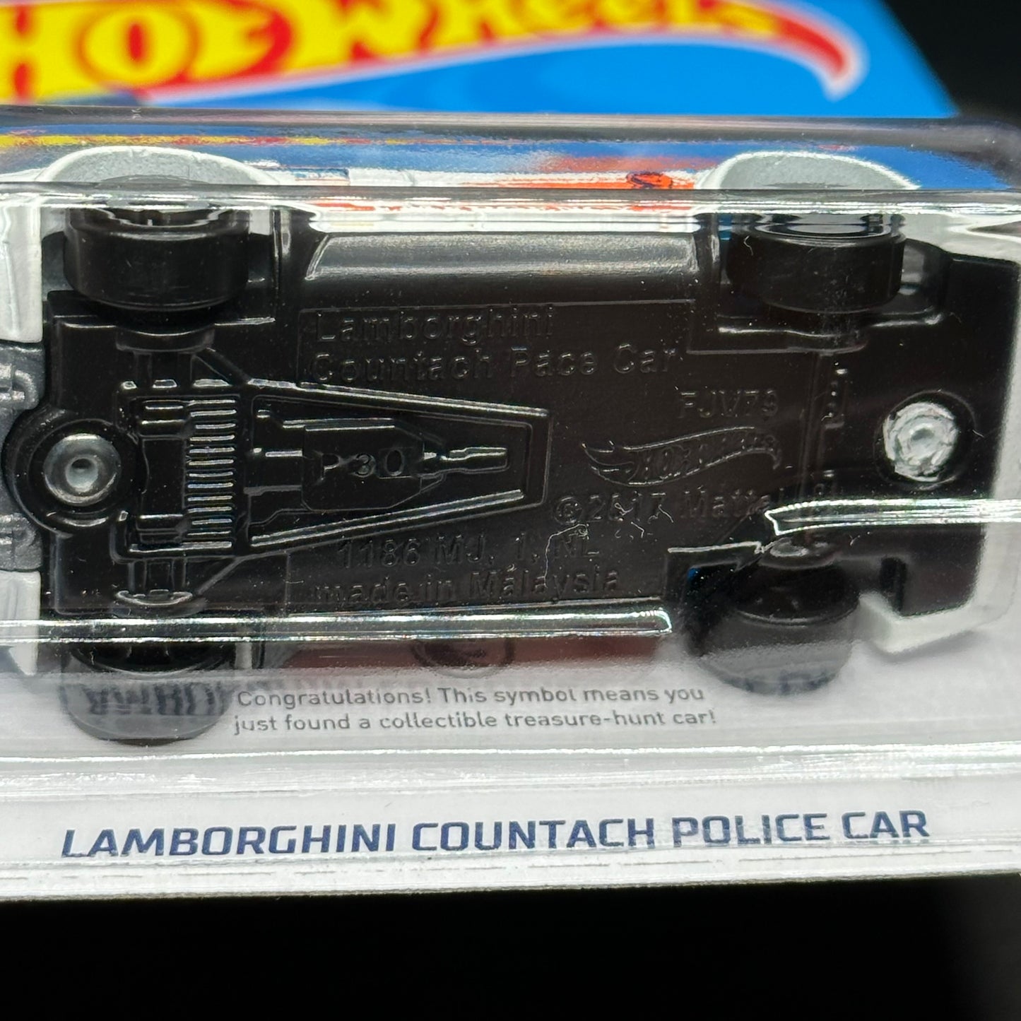 Hot Wheels Lamborghini Countach Police Car TH