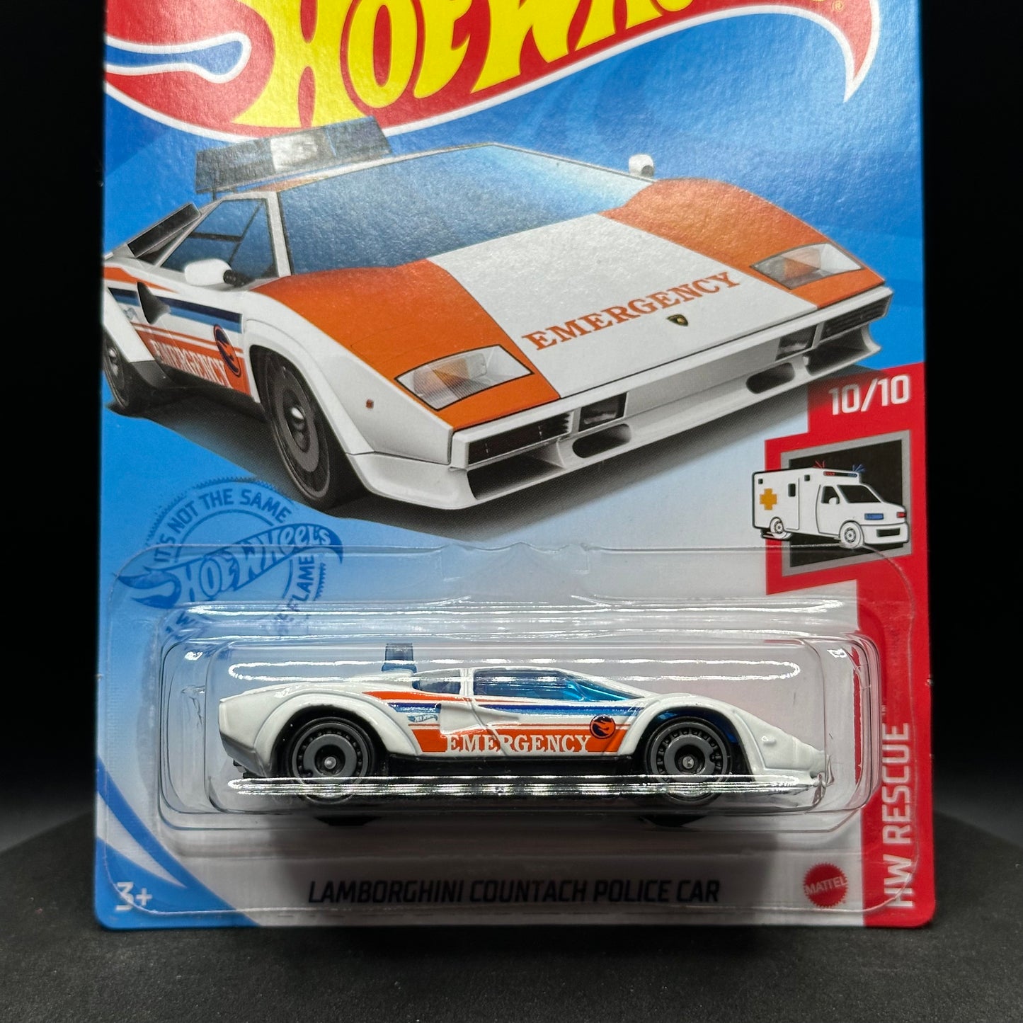 Hot Wheels Lamborghini Countach Police Car TH