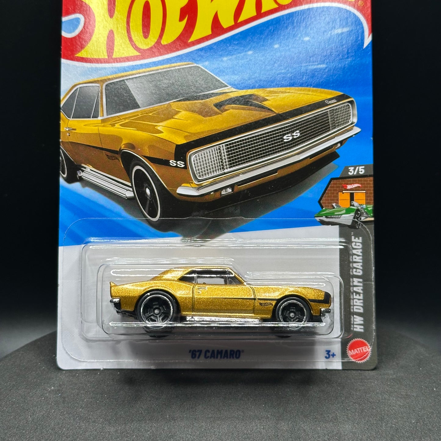 Hot Wheels ‘67 Camaro Gold