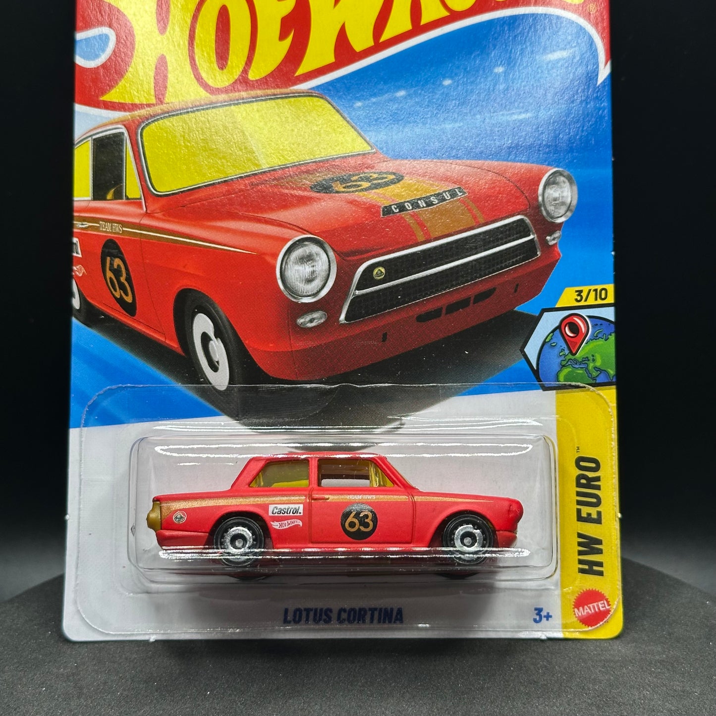 Hot Wheels Lotus Cortina Red