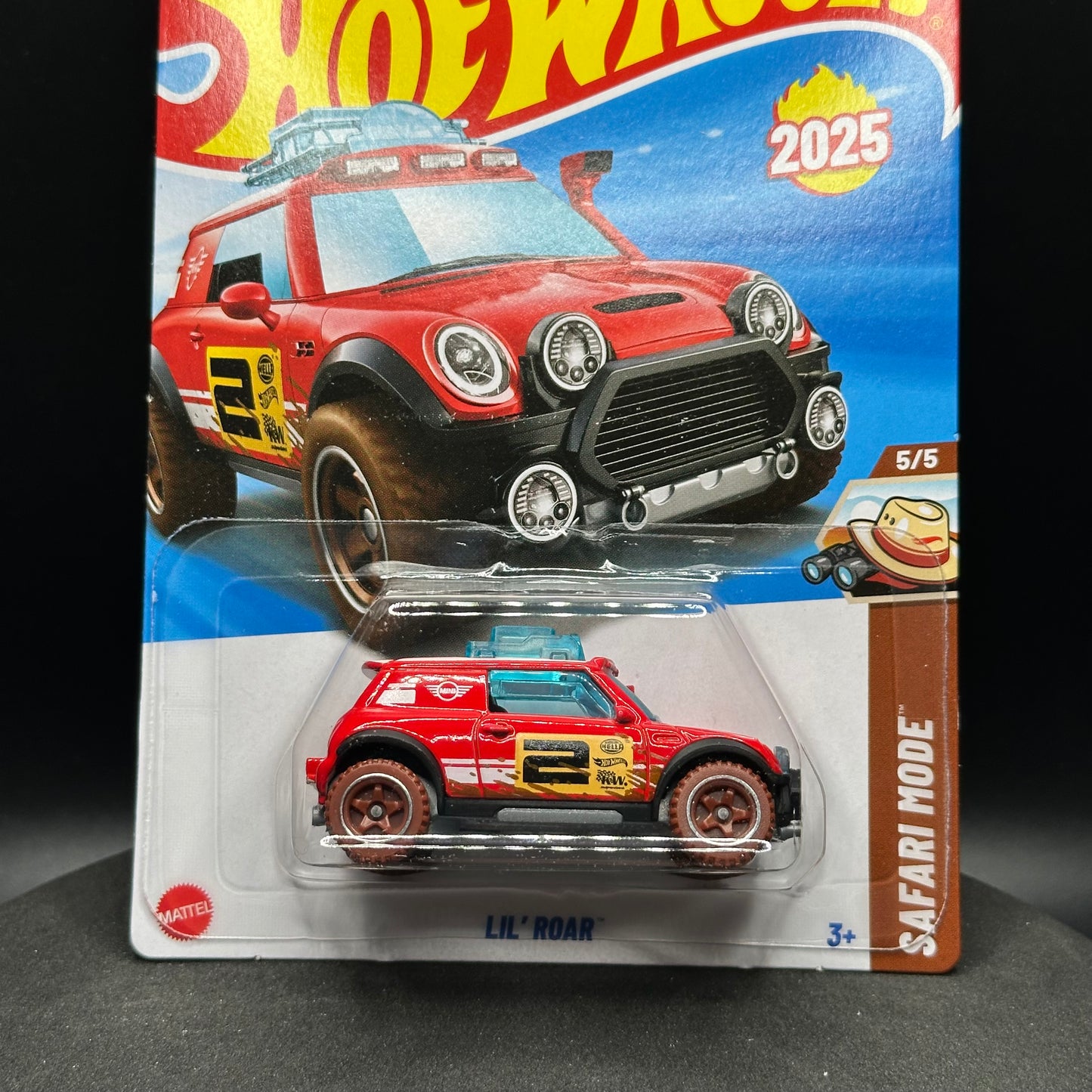 Hot Wheels Lil Roar Mini Cooper Red