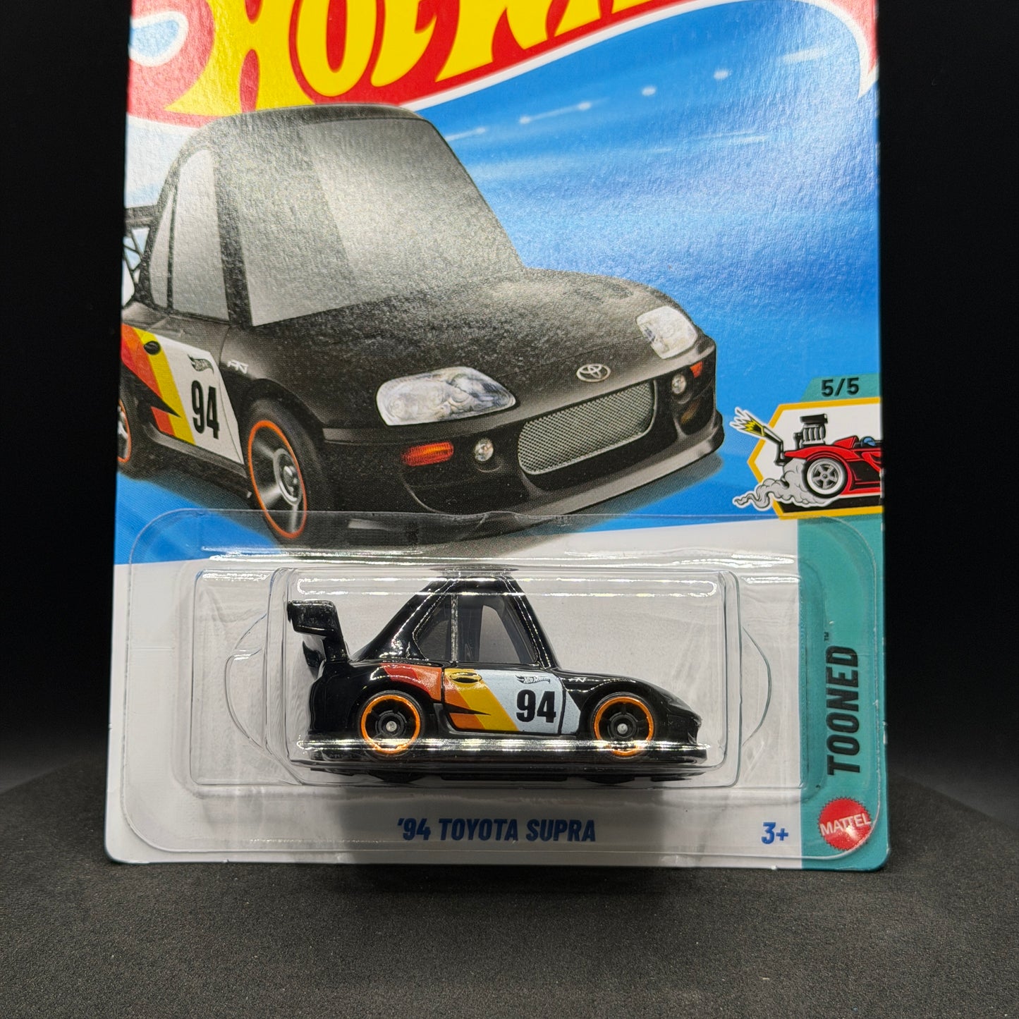 Hot Wheels ‘94 Toyota Supra Tooned Black