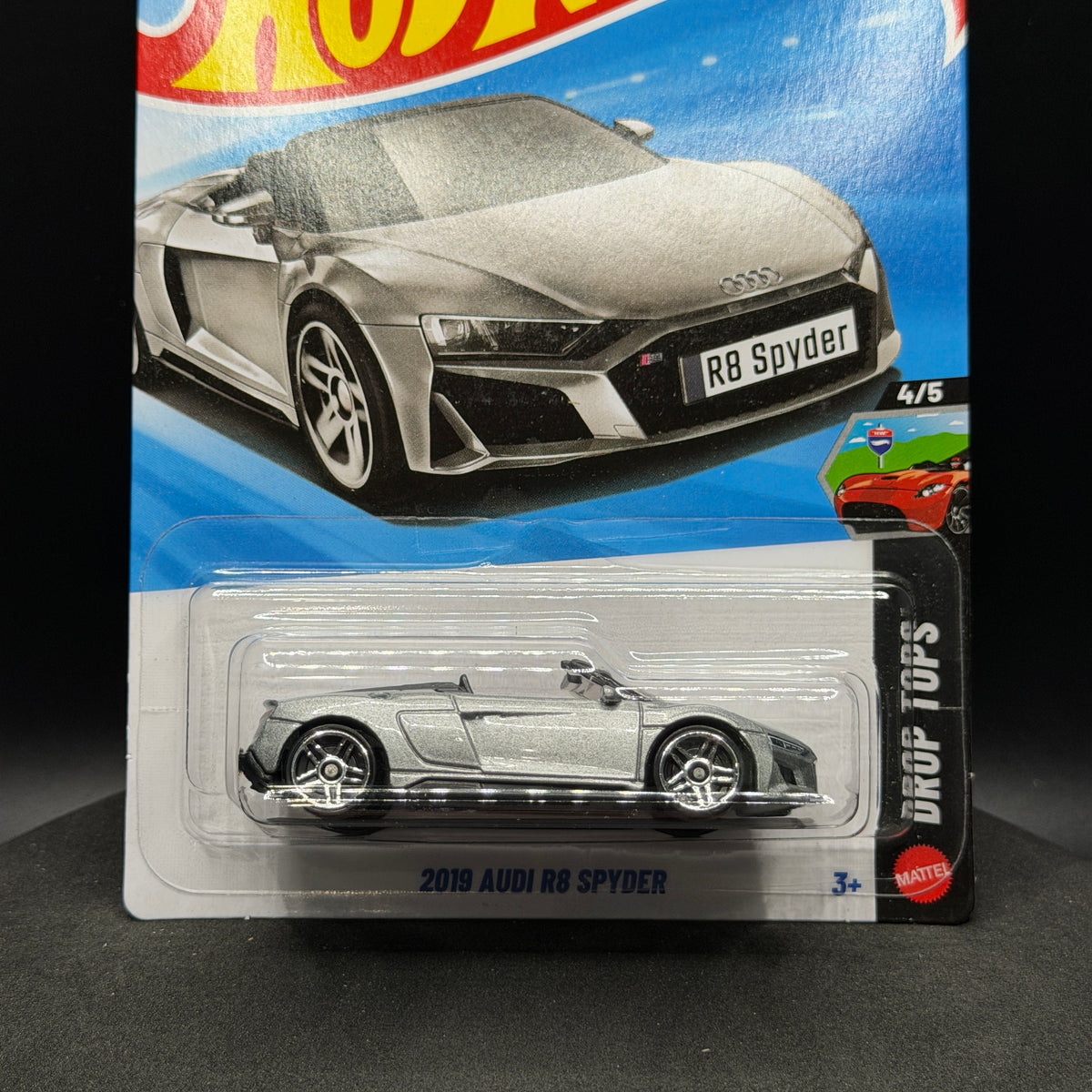 Hot Wheels 2019 Audi R8 Spyder Silver