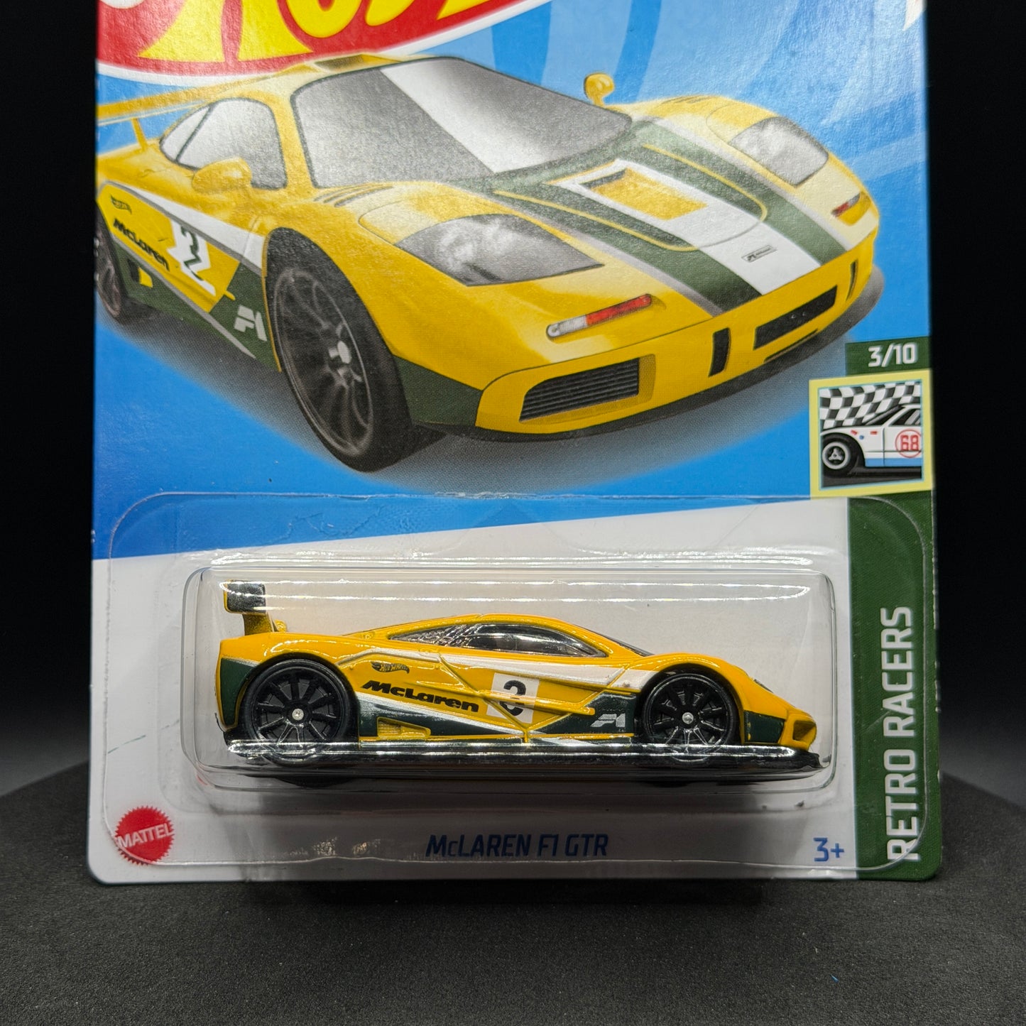 Hot Wheels McLaren F1 GTR Yellow