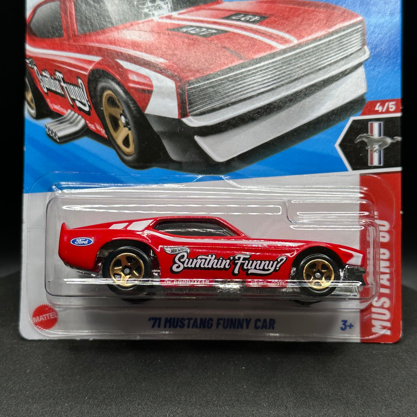 Hot Wheels ‘71 Mustang Funny Car Red