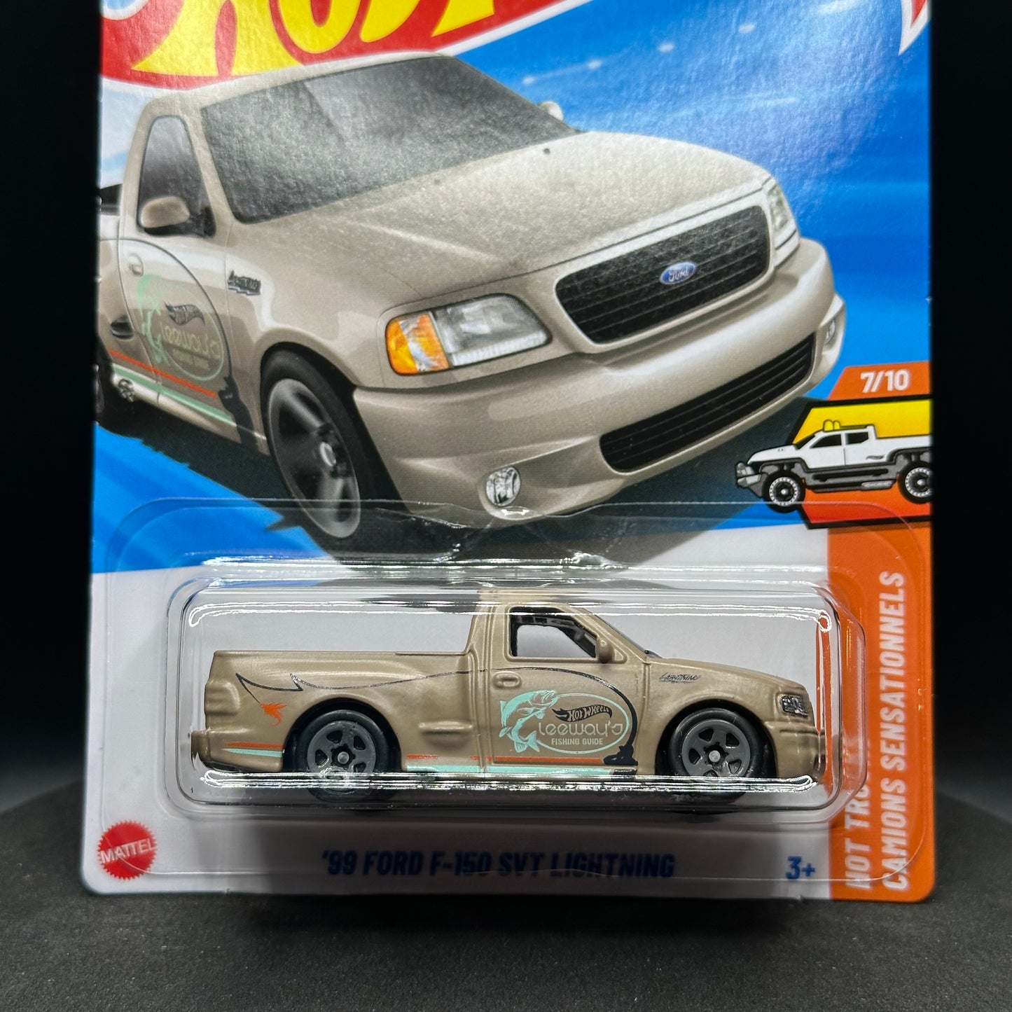 Hot Wheels Ford F-150 SVT Lightning Tan