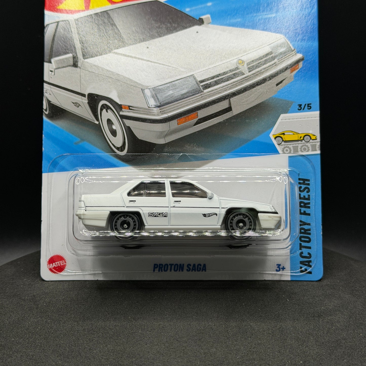 Hot Wheels Proton Saga White