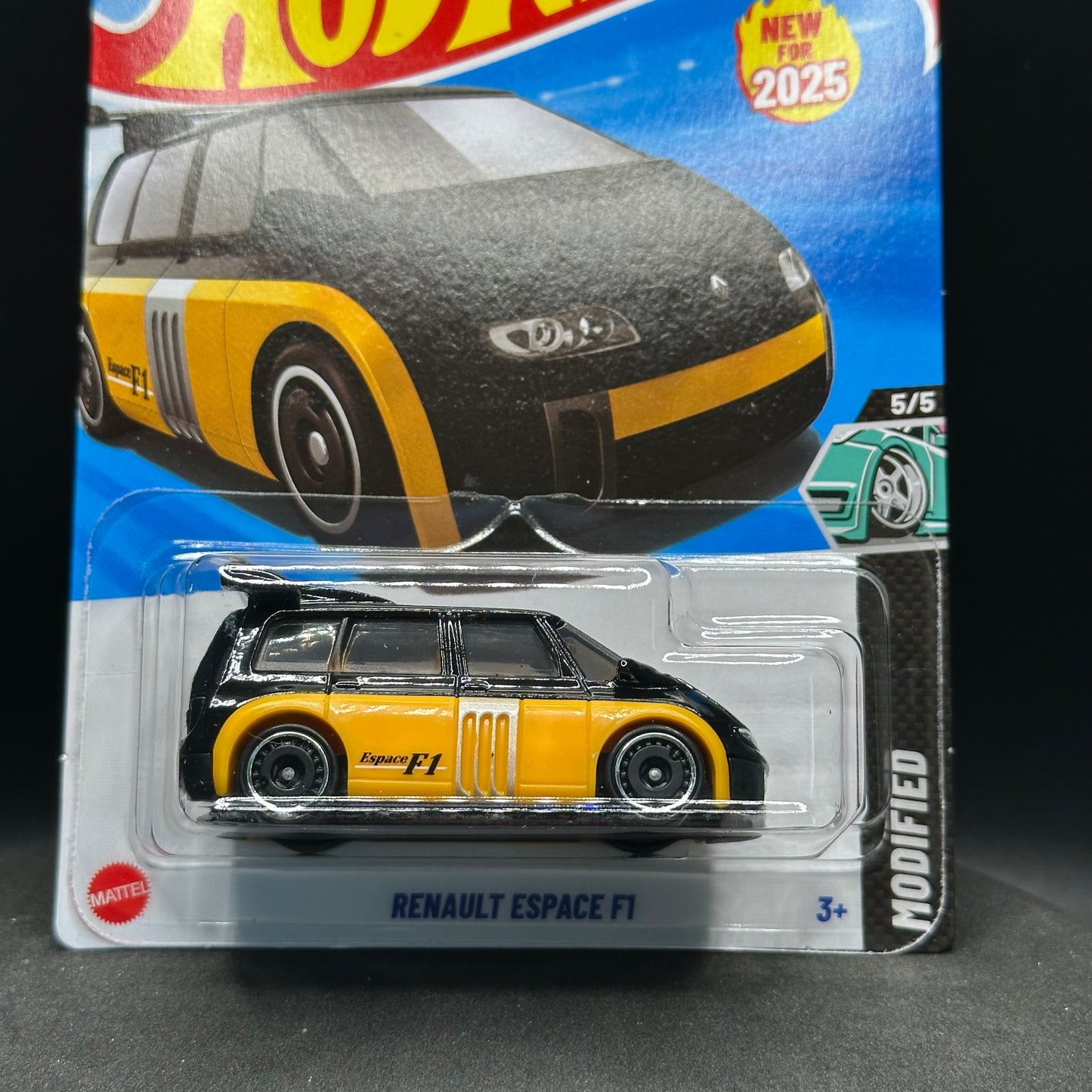 Hot Wheels Renault Espace F1 Black/Yellow
