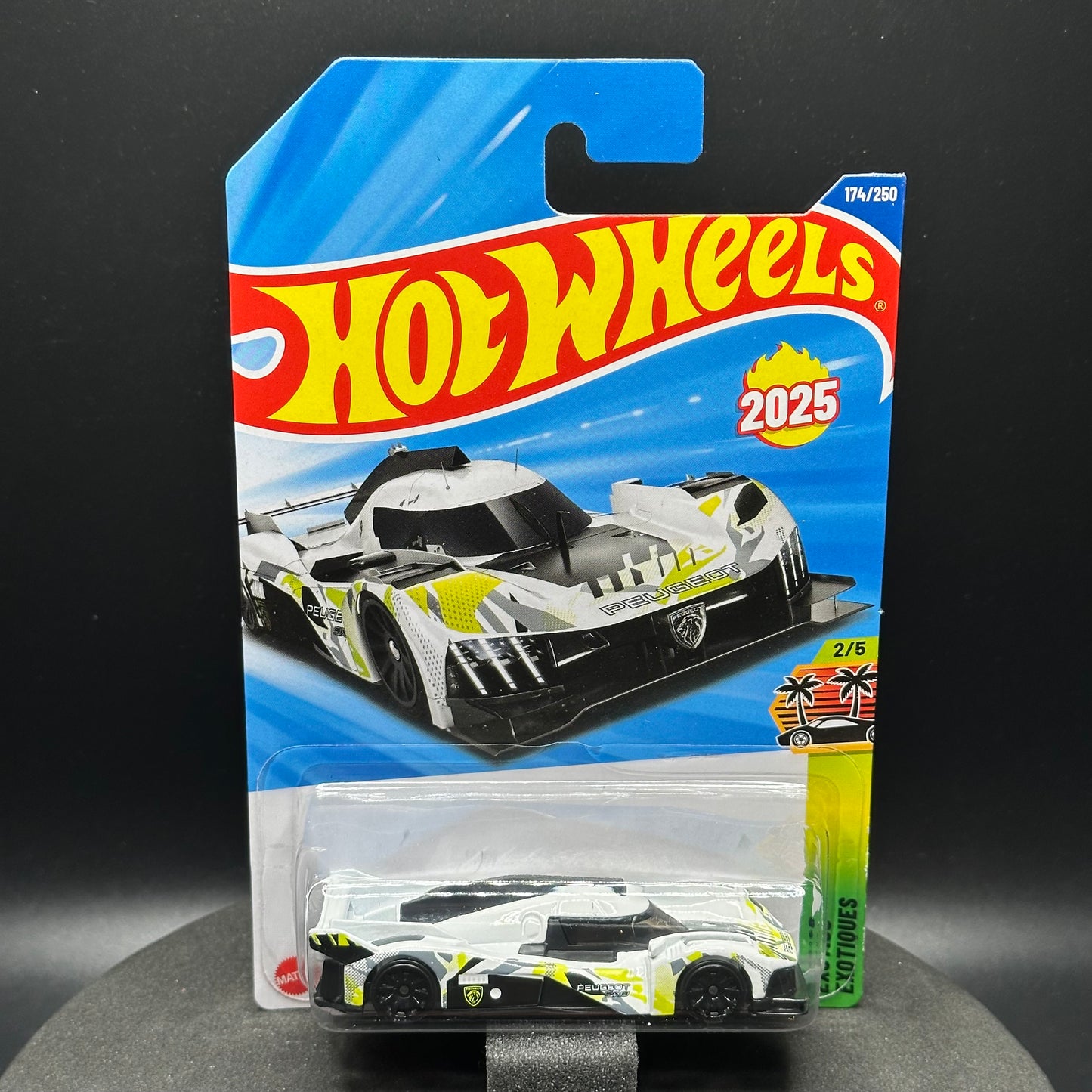 Hot Wheels Peugeot 9x8 Hypercar White