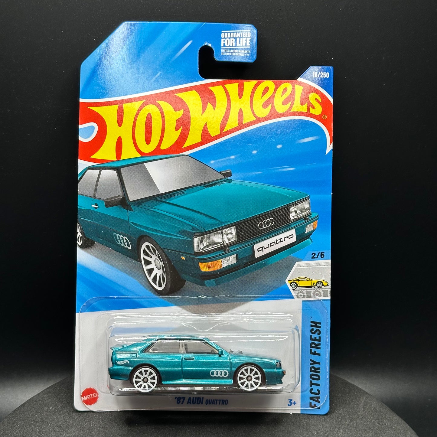 Hot Wheels ‘87 Audi Quattro Green