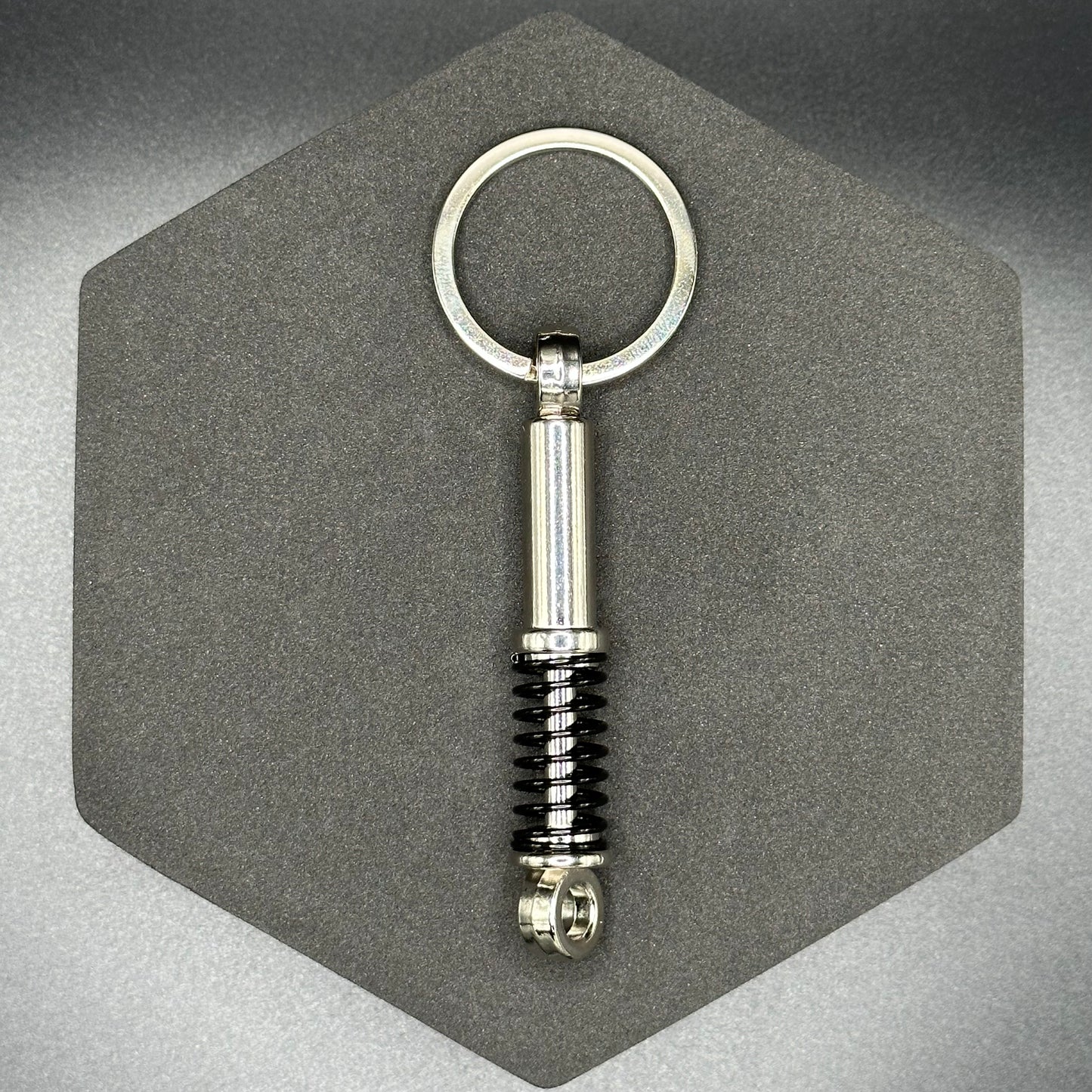 Spring and Shock Keychain