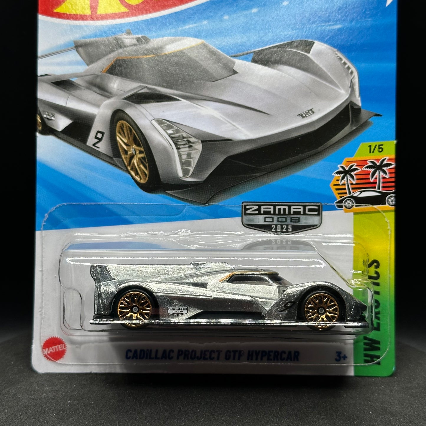 Hot Wheels Cadillac GTP Hypercar ZAMAC