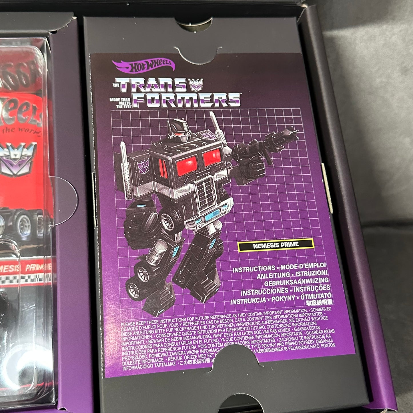 Hot Wheels RLC Transformers Nemesis Prime