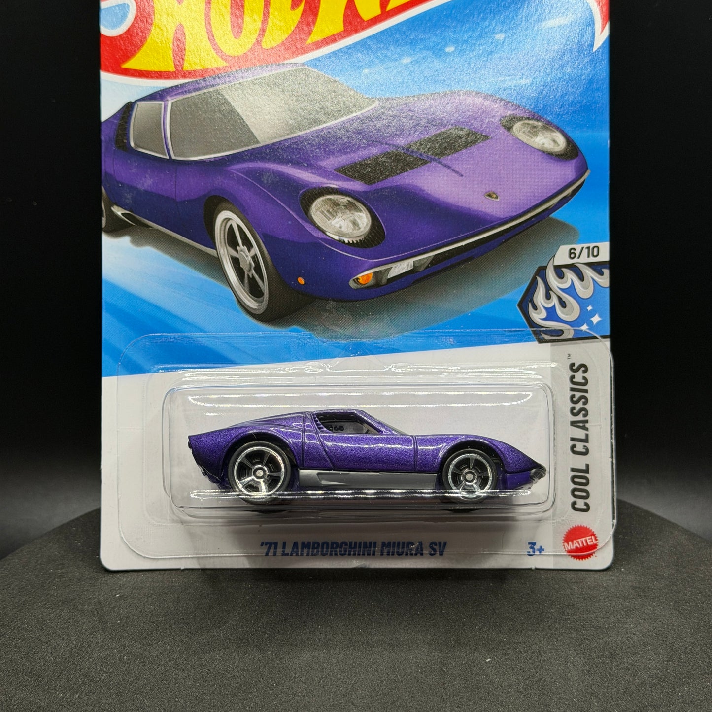 Hot Wheels ‘71 Lamborghini Miura SV Purple