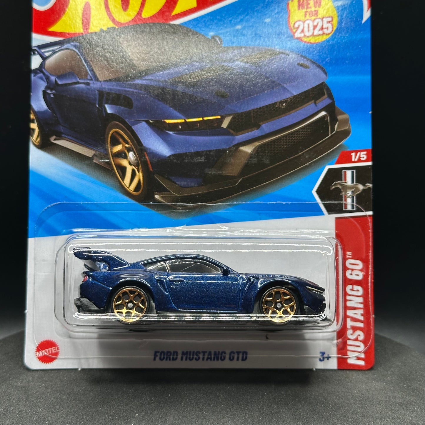 Hot Wheels Ford Mustang GTD Dark Blue