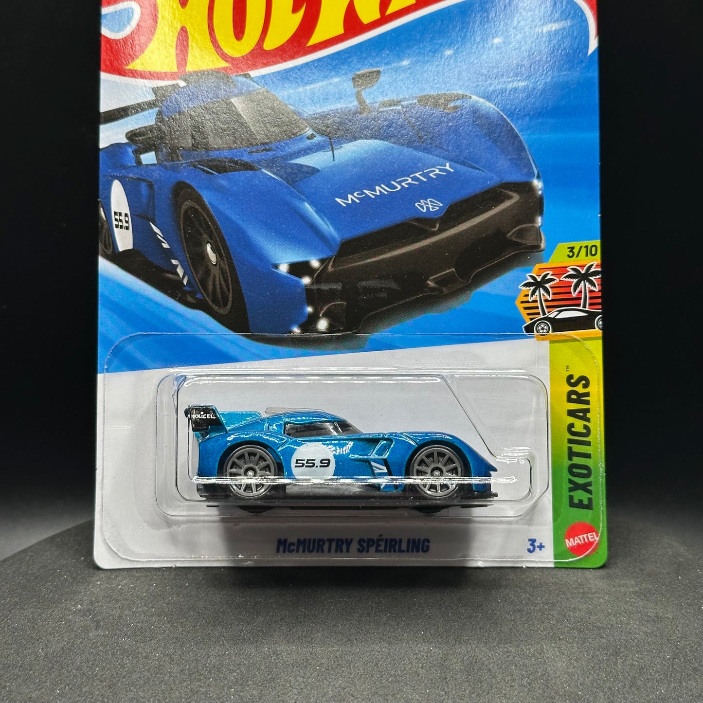 Hot Wheels McMurtry Speirling Blue