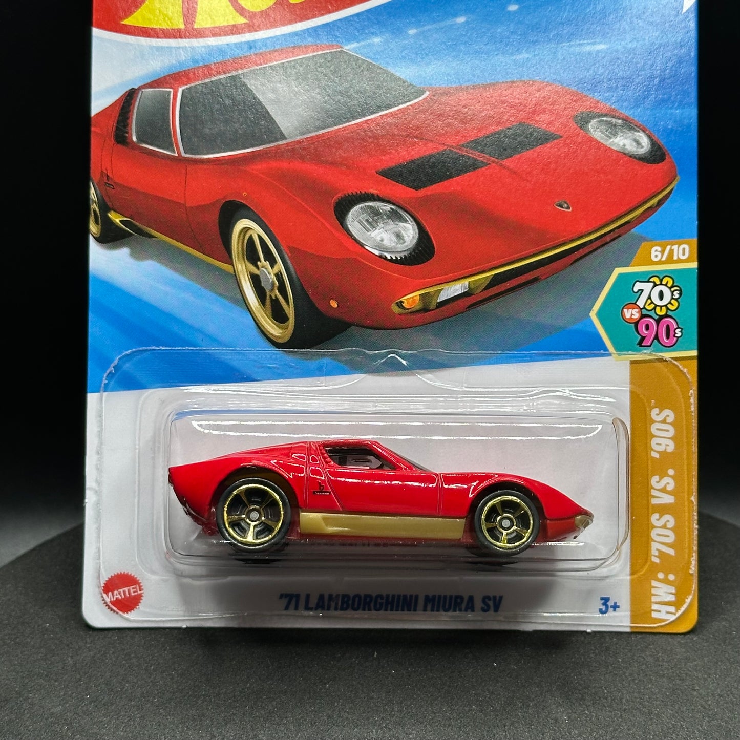 Hot Wheels Lamborghini Miura SV Red