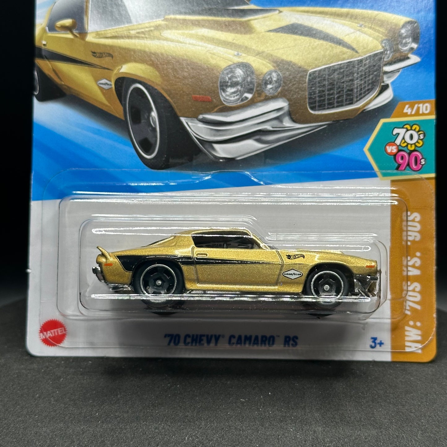 Hot Wheels ‘70 Chevy Camaro RS Gold