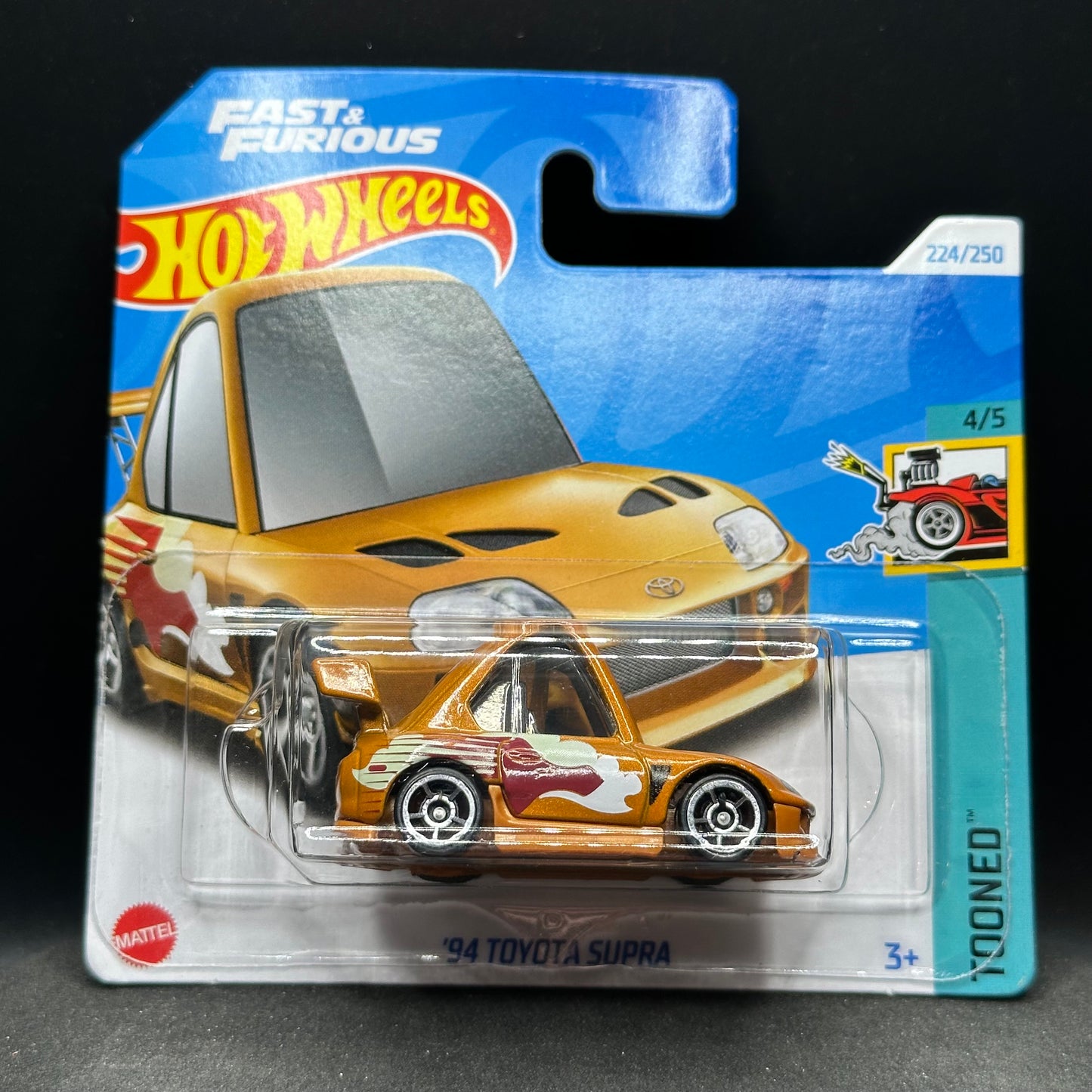 Hot Wheels Fast & Furious ‘94 Toyota Supra Short Card