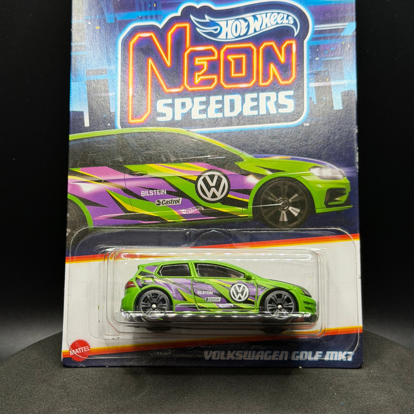 Hot Wheels VW Golf MK7 Neon Speeders