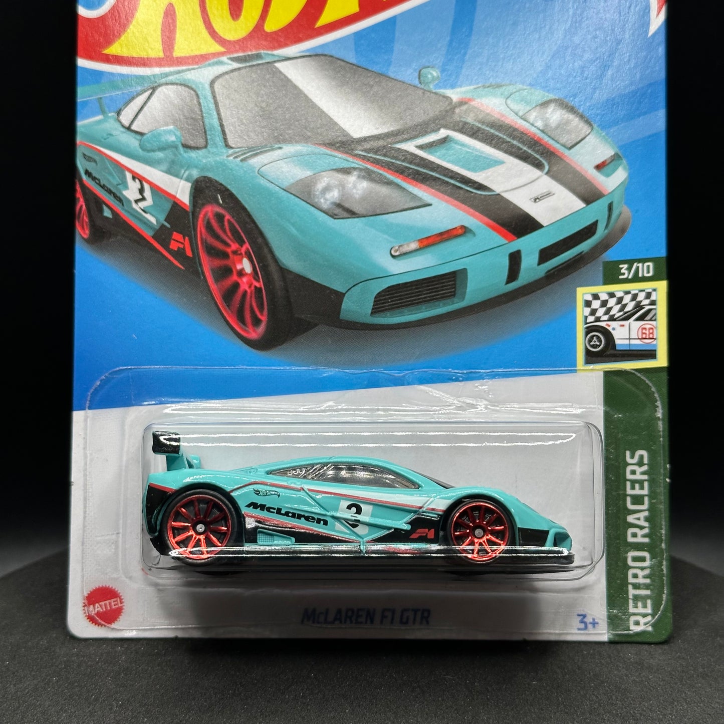 Hot Wheels McLaren F1 GTR Teal