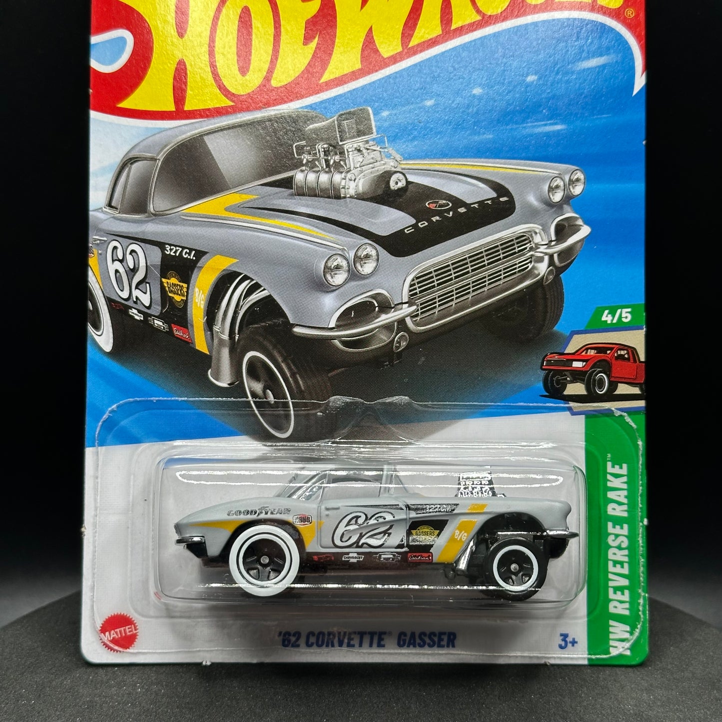 Hot Wheels ‘62 Corvette Gasser Gray