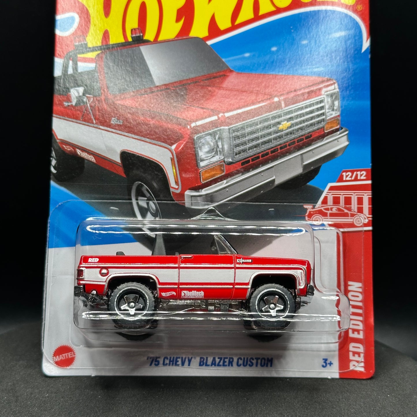 Hot Wheels ‘75 Chevy Blazer Custom Red Edition